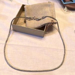 Necklace Rat Tail Design SS BEAUTIFUL SUBSTANTIAL CLAW CLOSURE